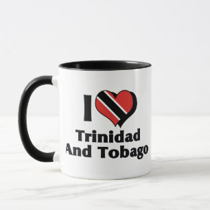 I. Liebe der Flagge Trinidad und Tobago Tasse