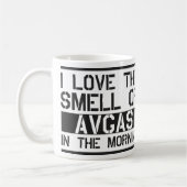 i Liebe der Geruch von Avgas am Morgen Kaffeetasse (Links)