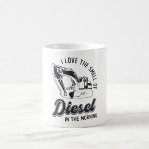 I Liebe der geruchenden Baggerbauer Kaffeetasse