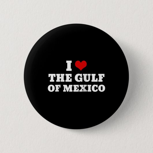 I Liebe der Golf von Mexiko USA Funny Meme Raglan  Button (Vorderseite)