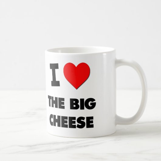 I Liebe der große Käse Kaffeetasse (Rechts)