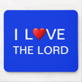 I LIEBE DER HERR MOUSEPAD (Vorne)
