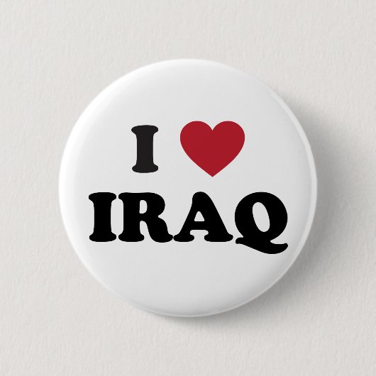 I Liebe der Irak Button (Vorderseite)