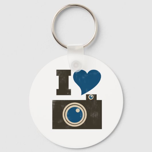 I Liebe der Kamera Schlüsselanhänger (Vorderseite)
