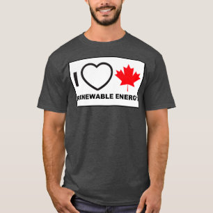 I Liebe der kanadischen Erneuerbaren Energien 1 T-Shirt