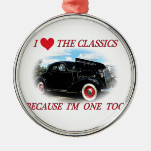 I Liebe der Klassiker 2 Ornament Aus Metall