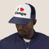 I Liebe der Kongo Truckerkappe (Beispiel)