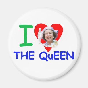 I Liebe der Königin - Königin Elisabeth II Magnet