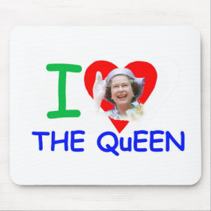 I Liebe der Königin - Königin Elisabeth II Mousepad