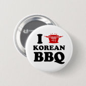 I Liebe der koreanischen GRILLEN (고 기 이) Button (Vorne & Hinten)