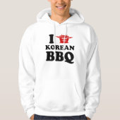 I Liebe der koreanischen GRILLEN (고 기 이) Hoodie (Vorderseite)