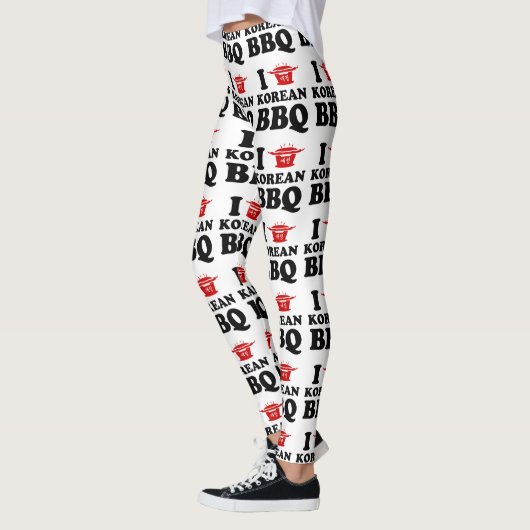I Liebe der koreanischen GRILLEN (고 기 이) Leggings (Links)