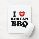 I Liebe der koreanischen GRILLEN (고 기 이) Mousepad (Mit Mouse)