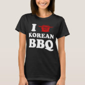 I Liebe der koreanischen GRILLEN (고 기 이) T-Shirt (Vorderseite)