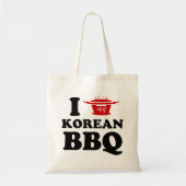 I Liebe der koreanischen GRILLEN (고 기 이) Tragetasche (Vorne)