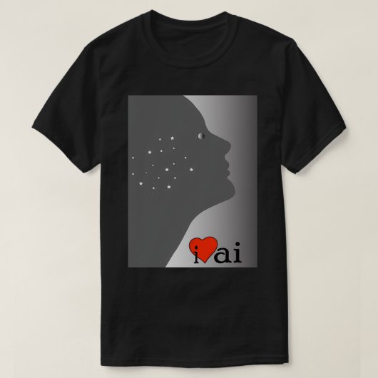 I Liebe der künstlichen Intelligenz 1 T-Shirt (Design vorne)
