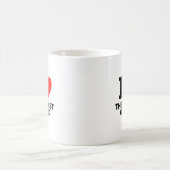 I. Liebe der Küstenwache Kaffeetasse (Mittel)