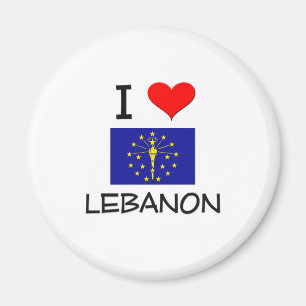 I Liebe der LIBANON Indiana Magnet
