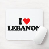 I LIEBE DER LIBANON MOUSEPAD (Mit Mouse)