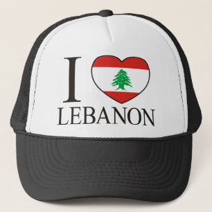 I Liebe der Libanon Truckerkappe