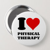 I LIEBE DER PHYSISCHEN THERAPIE BUTTON (Vorne & Hinten)