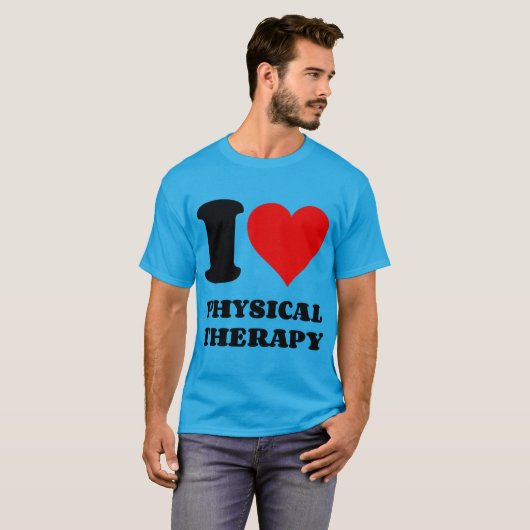 I LIEBE DER PHYSISCHEN THERAPIE T-Shirt (Vorne ganz)