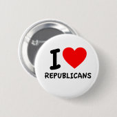 I Liebe der Republikaner Button (Vorne & Hinten)