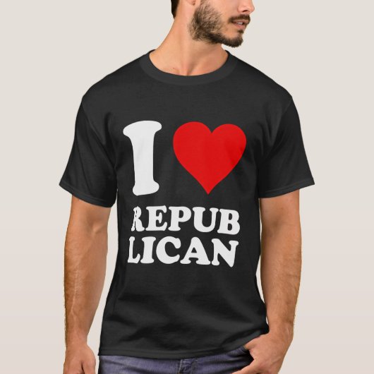 I Liebe der Republikaner T-Shirt (Vorderseite)