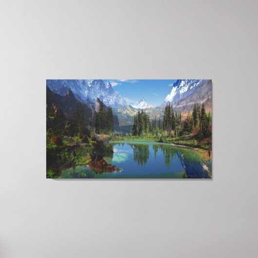 I. Liebe der Rocky Mountains Canvas Prints Leinwanddruck (Vorderseite)