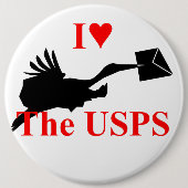 I Liebe der Schaltfläche Postamt Button (Vorderseite)