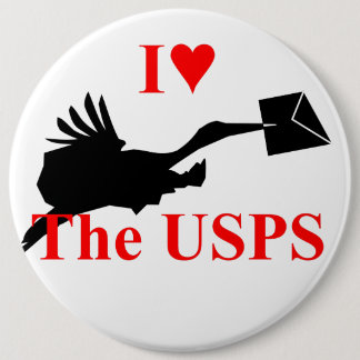 I Liebe der Schaltfläche Postamt Button