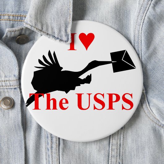 I Liebe der Schaltfläche Postamt Button (Beispiel)