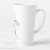 I Liebe der See Whimsical Nautical Personalisiert Milchtasse (Rechts)