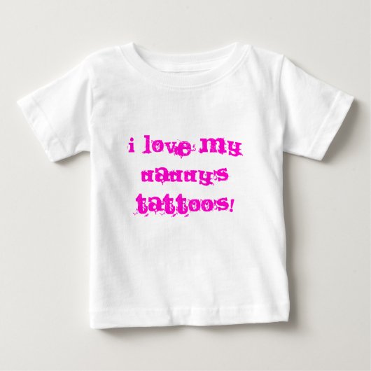 I LIEBE DER TÄTOWIERUNG MEINES VATIS! Onsie Baby T-shirt (Vorderseite)