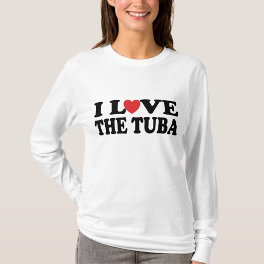 I Liebe der Tuba-T - Shirt (Vorderseite)