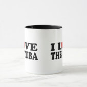 I Liebe der Tuba Tasse (Zentrum)