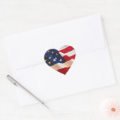 I Liebe der USA Herz-Aufkleber (Umschlag)