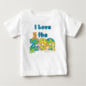 I Liebe der Zoo Baby T-shirt (Vorderseite)