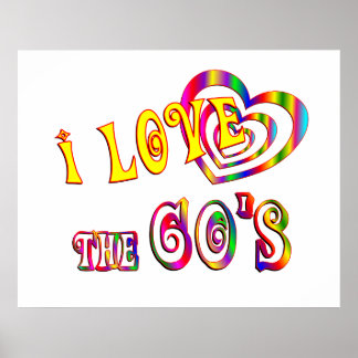 I Liebe des 60ers Poster