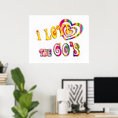 I Liebe des 60ers Poster (Heimbüro)