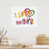 I Liebe des 60ers Poster (Küche)