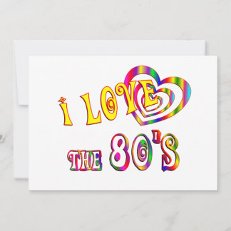 I Liebe des 80ers