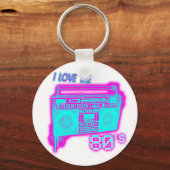 I LIEBE DES 80ERS SCHLÜSSELANHÄNGER (Vorderseite)