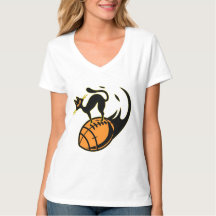 I LIEBE DES AMERIKANISCHEN FUSSBALLS UND DER KATZE