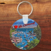 I Liebe des Channel-Schlüsselanhängers Schlüsselanhänger (Vorderseite)