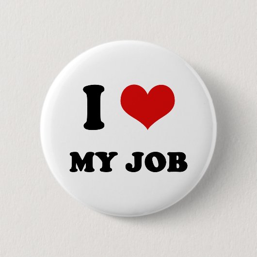 I Liebe des Herz-I mein Job Button (Vorderseite)