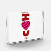 I Liebe des horizontalen Foto-Blocks Fotoblock (Links)
