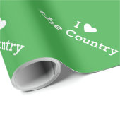 I Liebe des Landes Geschenkpapier (Rolleneckpunkt)