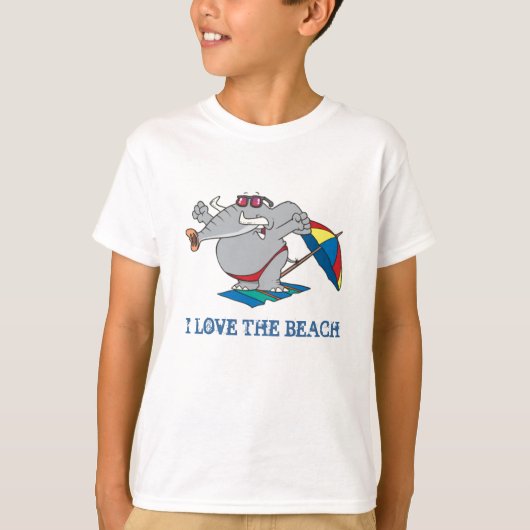 I LIEBE DES STRANDES T-Shirt (Vorderseite)