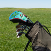 I Liebe des Strandes, Tropical Blue Golf Headcover (In SItu)